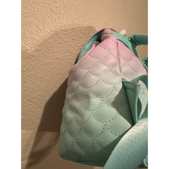 NWOT Disney Loungefly Little Mermaid Dinglehopper Ombré Scales Backpack - Picture 4 of 6